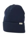Sun 68 Ribbed Beanie In Blue