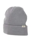 Sun 68 Ribbed Beanie In Gray