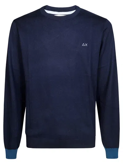 Sun 68 Round Elbow Contrast In Blue