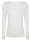 Sun 68 Sailor-neck Long-sleeve T-shirt In White