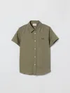 Sun 68 Kids' シャツ Sun68 ボーイ カラー グリーン In Green