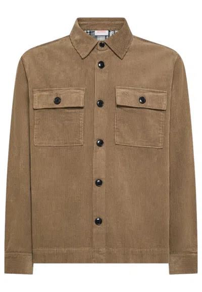 Sun 68 Shirt Man Sun68 S45111/16 Biege In Brown