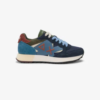 Sun 68 Shoes Man Blue Navy In Multi