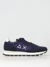 Sun 68 Tom Neon Sneakers In Navy