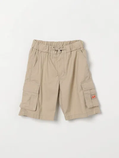 Sun 68 Shorts Sun68 Kids Color Beige In Neutral
