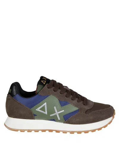Sun 68 Sneaker In Brown