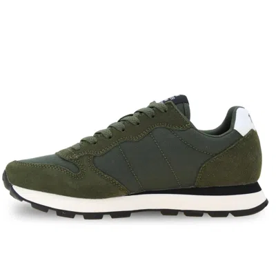 Sun 68 Sneaker Man Sun68 - Solid Tom - Military Green In Multi