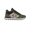 Sun 68 Sun68 Tom 2.0 Solid Mid Sneakers In Green