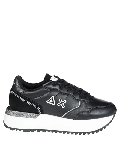 Sun 68 Sneskers Donna In Black
