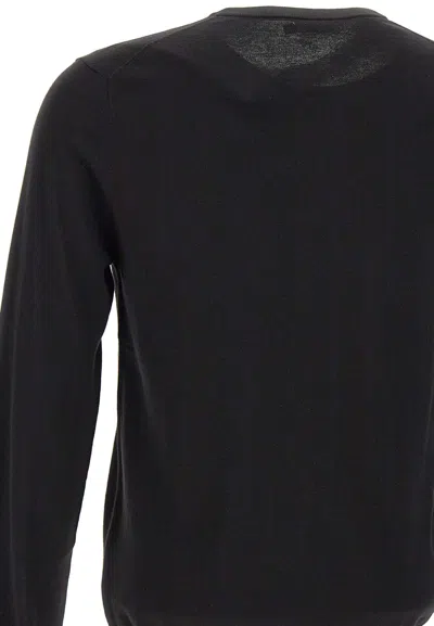 Sun 68 Solid Cotton Sweater Sweater In Nero