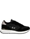Sun 68 Sun68 Stargirl Glitter Logo Sneakers In Black