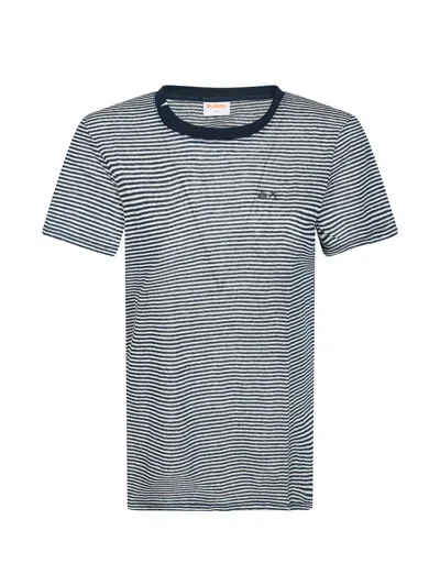 Sun 68 Striped T-shirt In Neutral