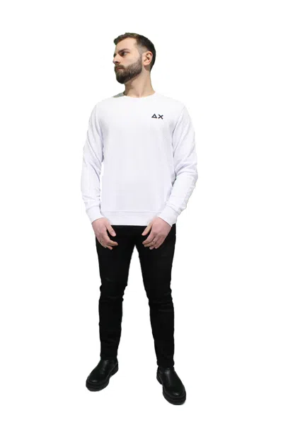 Sun 68 Sun68 - 01 White Sweatshirt F33106