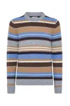 Sun 68 Sun68 - 06 Pullover Light Grey K43158 In Multi