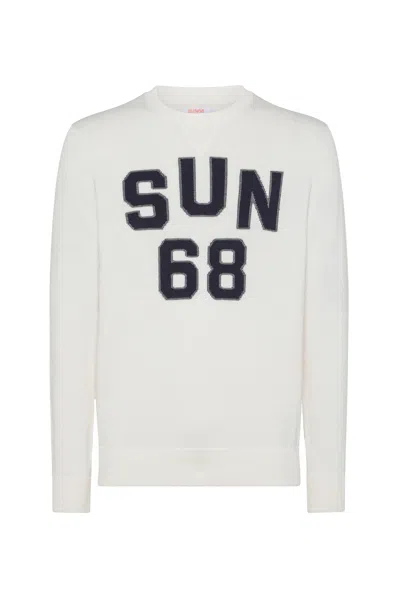 Sun 68 Sun68 - 31 Pullover White K43119