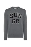 Sun 68 Sun68 - 34 Pullover Grey Medium K43119 In Gray