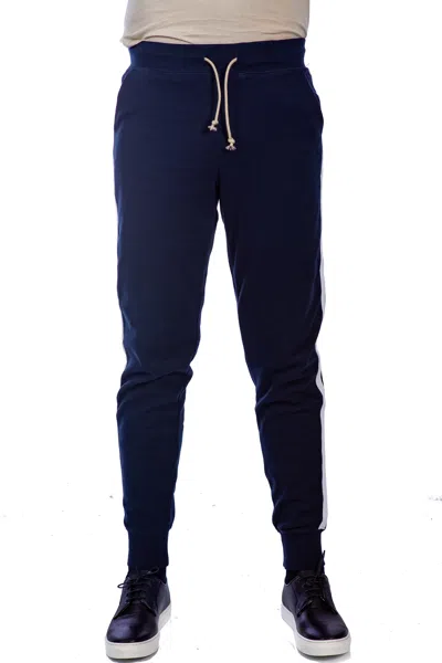 Sun 68 Sun68 - Pants In Felpa Piquet F19128 07 Navy In Blue
