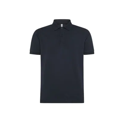 Sun 68 Sun68 - Polo Cold Dye Navy Blue A34104