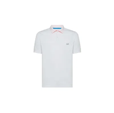 Sun 68 Sun68 - Polo Logo Stripes U.c.e. 01 White A32109