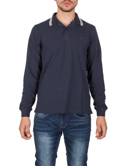Sun 68 Sun68 - Polo ml Bordo Grande 26104 07 Navy In Blue