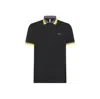 Sun 68 Sun68 - Polo Multistripes Black A34117 In Black