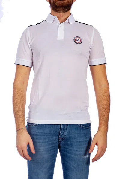 Sun 68 Sun68 - Polo Piping On The Shoulder A19115 01 B.co In White