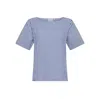 Sun 68 Sun68 - Shirt Righe Bianco/navy Blue S34213 In Blue
