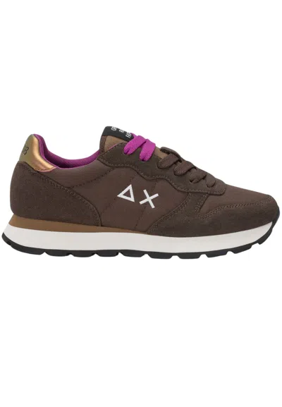 Sun 68 Sun68 Ally Solid Sneakers In Brown