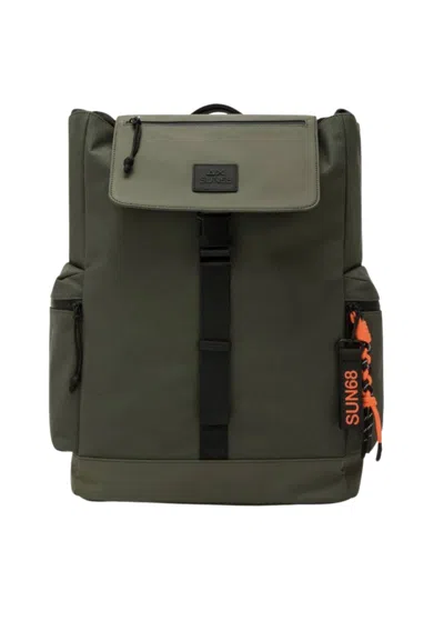 Sun 68 Sun68 Backpack Backpack Pockets Everyday In Militare
