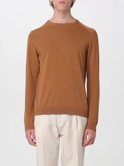Sun 68 Sun68 Sweater Men Color Brown In Multi