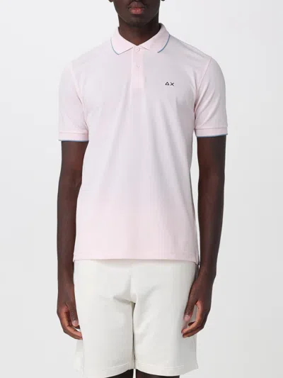 Sun 68 Sun68 Cotton Polo Shirt In Pink