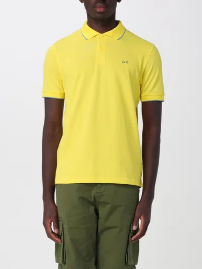 Sun 68 Sun68 Cotton Polo Shirt In Yellow