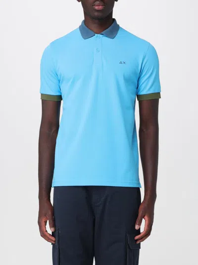 Sun 68 Sun68 Polo Shirt Men Color Turquoise In Multi