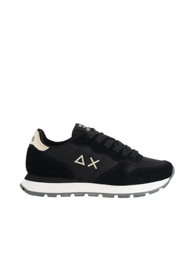 Sun 68 Sun68 Sneakers Ally Gold Silver In Black