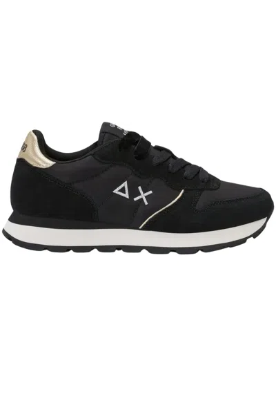 Sun 68 Sun68 Sneakers Ally Silver Gold In Black