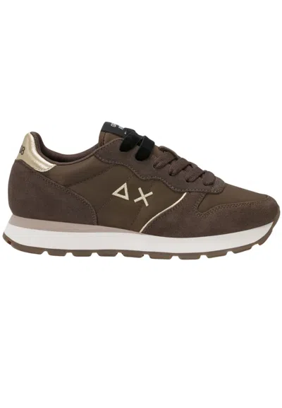 Sun 68 Sun68 Sneakers Ally Silver Gold In Brown