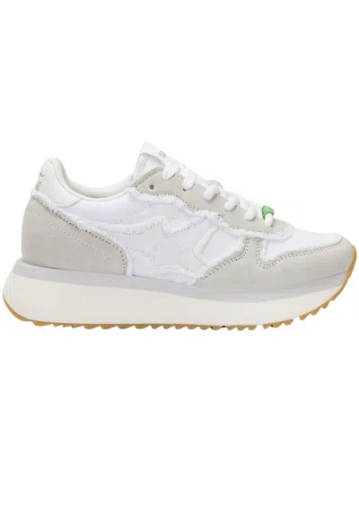 Sun 68 Sun68 Sneakers Big Stargirl Canvas In White