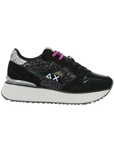 Sun 68 Sun68 Sneakers Big Stargirl Glitter In Black