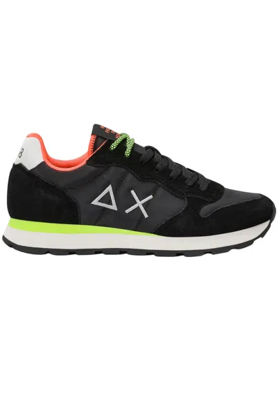 Sun 68 Sun68 Sneakers Tom Fluo In Nero
