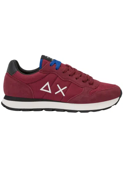 Sun 68 Sun68 Sneakers Tom Solid In Burgundy
