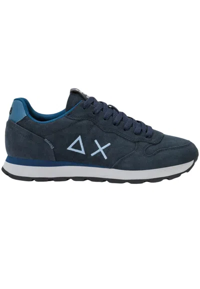 Sun 68 Sun68 Sneakers Tom Suede In Blue