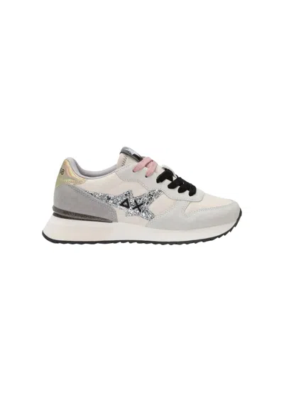 Sun 68 Sun68 Stargirl Glitter Logo Sneakers In Multi