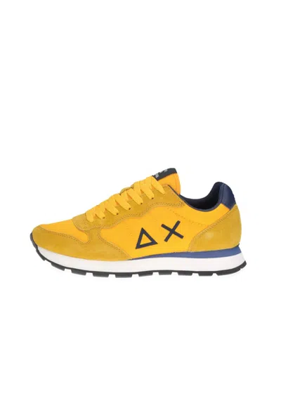 Sun 68 Sun68 Tom Solid Sneakers In Yellow
