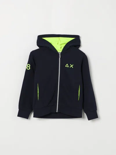 Sun 68 Sweater Sun68 Kids Color Blue In Black