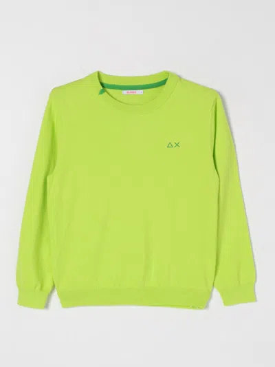 Sun 68 Sweater  Kids Color Lime In Limette