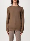 Sun 68 Vintage Round Sweater In Braun