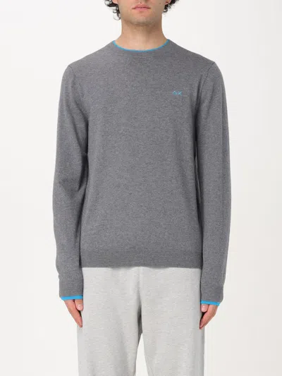 Sun 68 Sweater  Men Color Grey In Grau