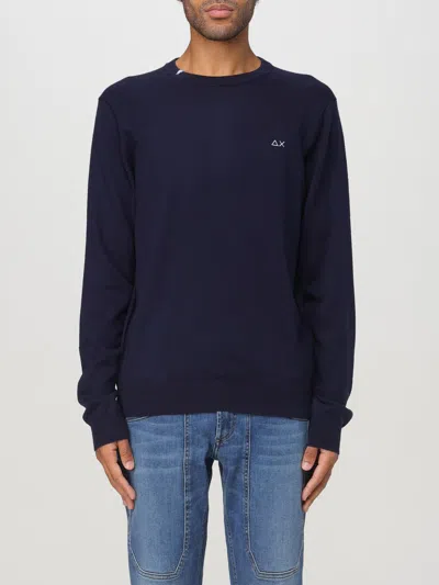Sun 68 Sweater  Men Color Navy In Navy