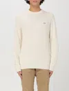 Sun 68 Crew-neck Ribbed-knit Jumper In Weiss