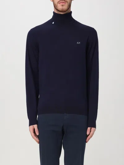 Sun 68 Sweatshirt  Men Color Blue In 蓝色
